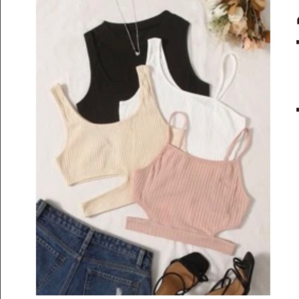 NWT. Crop top bundle (4 tops)